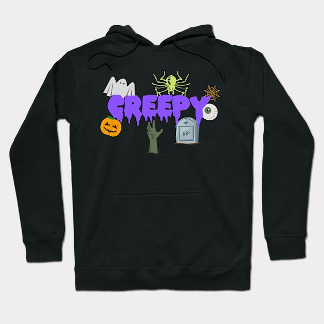 Creepy - Halloween Hoodie by euheincaio